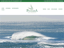 Tablet Screenshot of pousadanamata.com.br